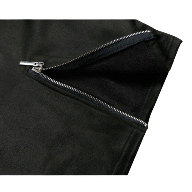 Sudadera de cuello alto con cremallera decorada