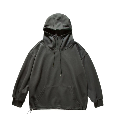 Solid Half-Zip Hoodie