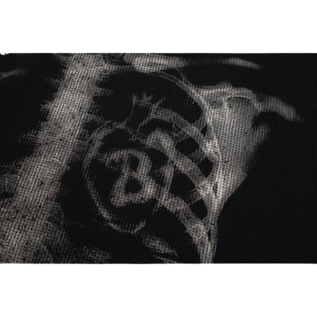 Sudadera minimalista de esqueleto