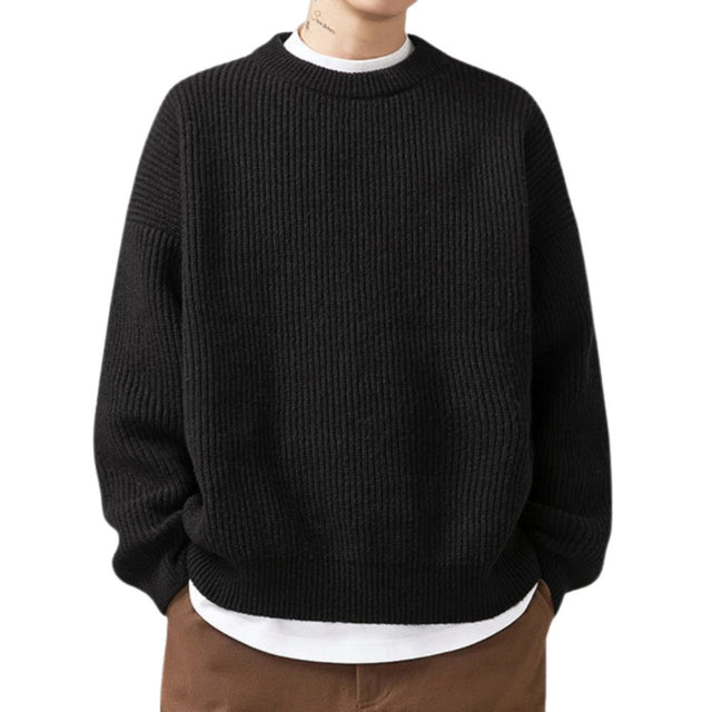 Solid Chunky Knit Sweater
