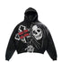 Skull Art Printed Hoodie