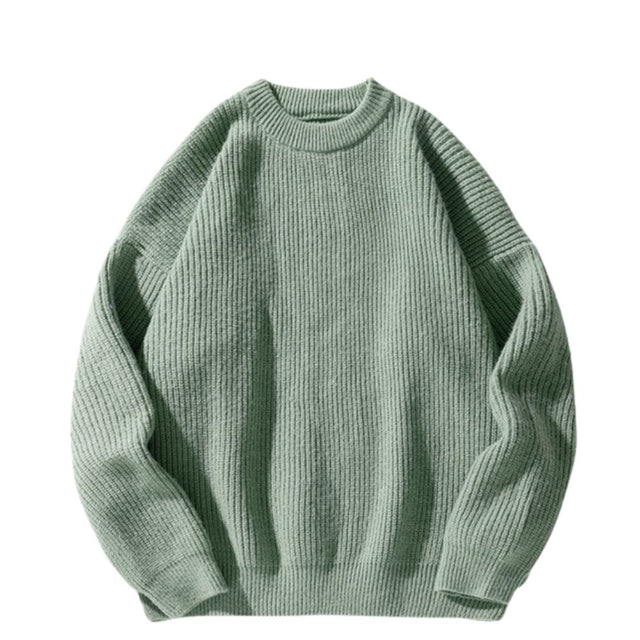 Solid Chunky Knit Sweater