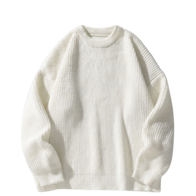 Solid Chunky Knit Sweater