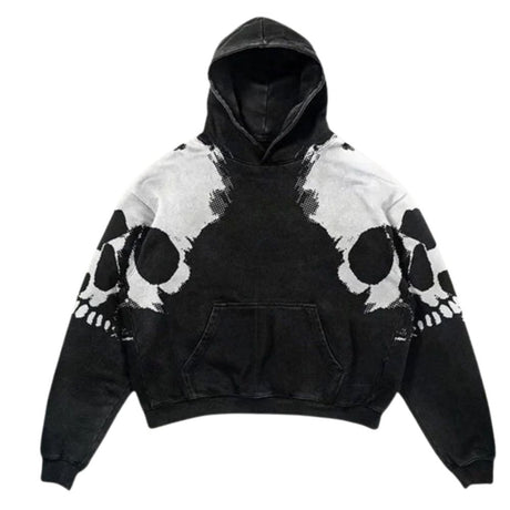 Graphic Print Hooded Sweatshirt