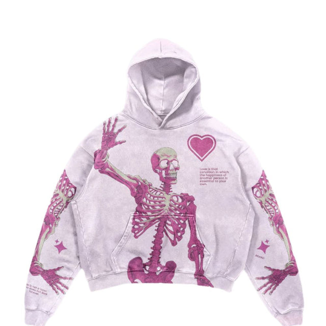 Kapuzenpullover mit Grafikprint