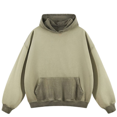 Color-Blocked Hooded Sweatshirt