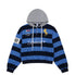 Striped Color-Block Hoodie