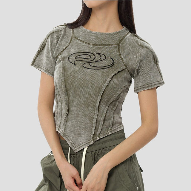 DECONSTRUCTED ARMOR MESH-WASH TEE