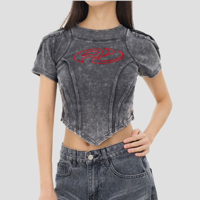 DECONSTRUCTED ARMOR MESH-WASH TEE