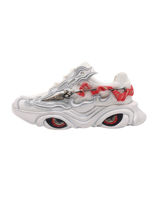 Nezha Chinese Chunky Sneakers – White