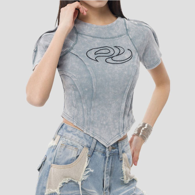 DECONSTRUCTED ARMOR MESH-WASH TEE