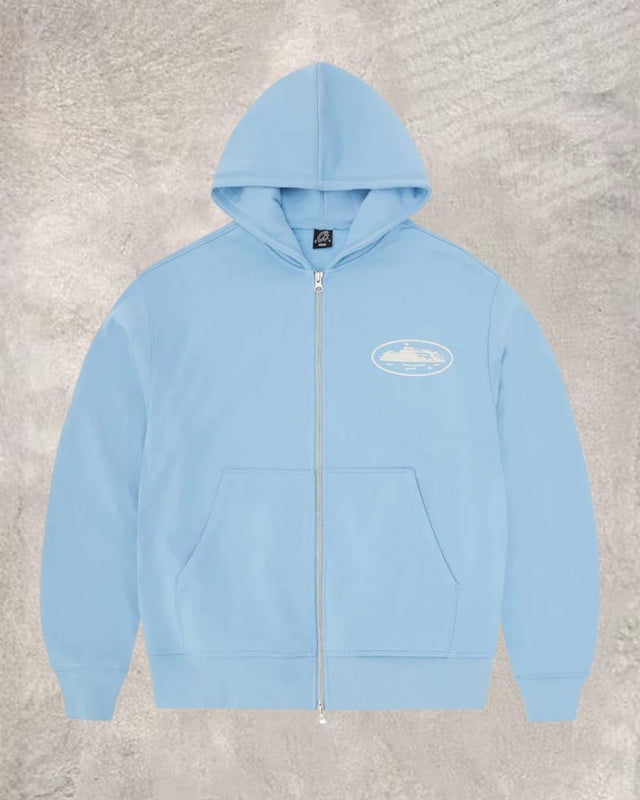 Hip-Hop Puff Print Hooded Tracksuit