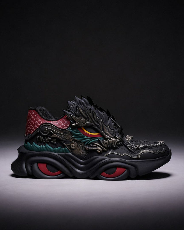 Dragon-Inspired Chunky Sneakers