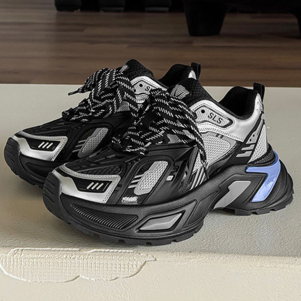 HYBRID TECH CHUNKY SNEAKER GRY