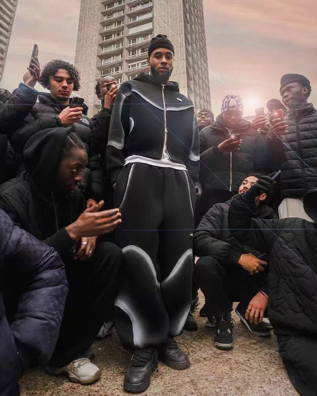 3D Techwear Hooded Set