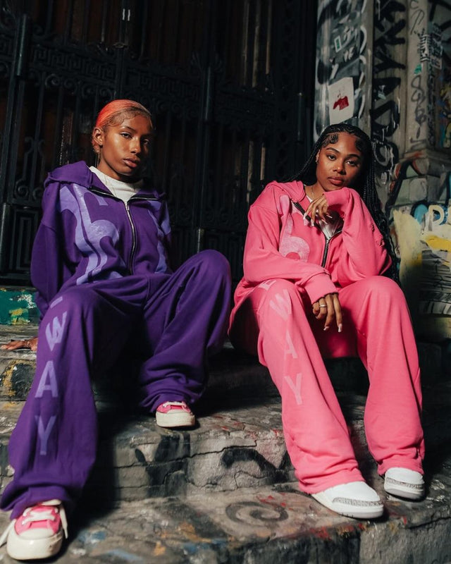 Numeric Print Streetwear Hoodie Set