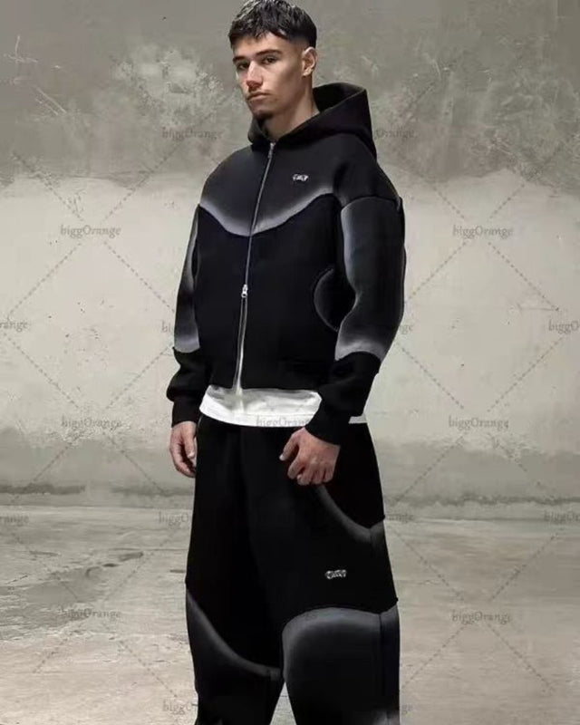 3D Techwear Hooded Set