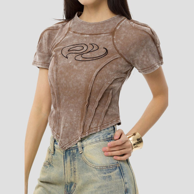 DECONSTRUCTED ARMOR MESH-WASH TEE