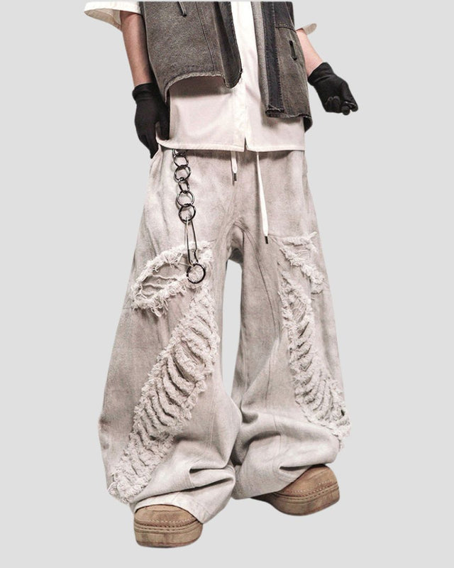 80/20 DISTRESSED DENIM WHT