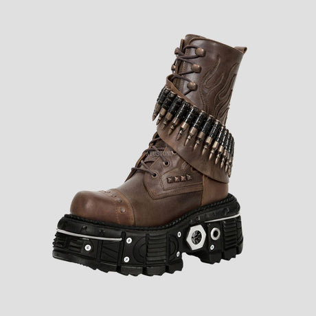ONYX-BULLET "RENEGADE" PLATFORM BOOTS