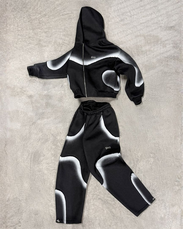 3D Techwear Hooded Set