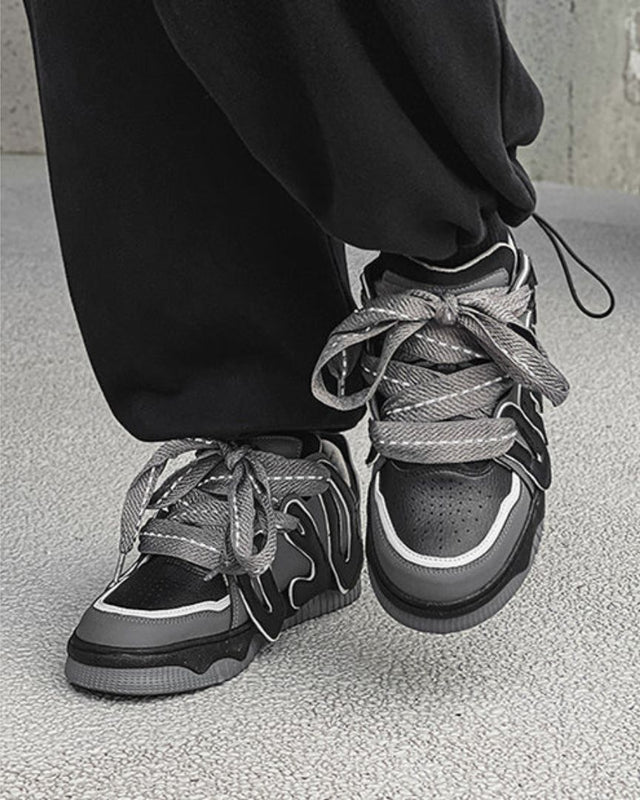 Stylish Chunky Sole Sneakers