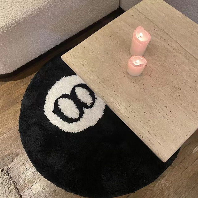 “8Ball” Round Rug