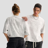 CRACKLE TEXTURE OVERSIZED TEE