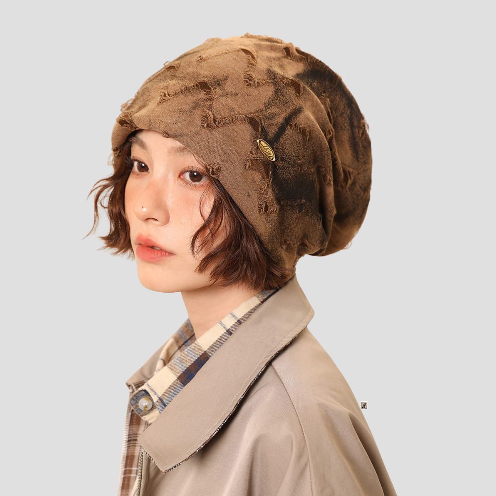 EROSION TEXTURE SLOUCHY BEANIE