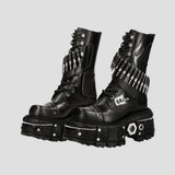 ONYX-BULLET "RENEGADE" PLATFORM BOOTS