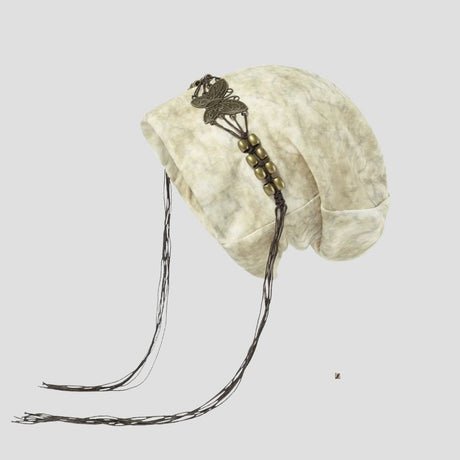 SLOUCHY TEXTURED BEANIE W/ HARDWARE