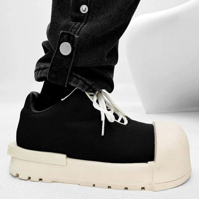 Low-Top Chunky Platform Shoes