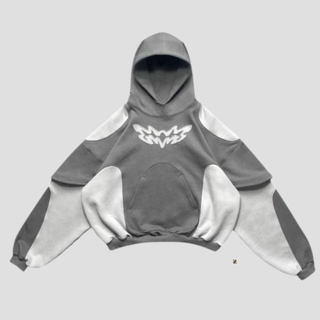 NEO-STRUCTURAL PATCHWORK PULLOVER