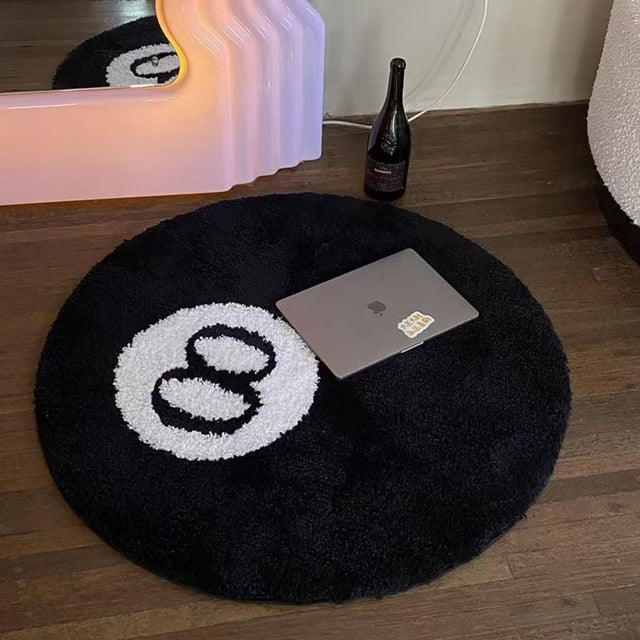 “8Ball” Round Rug