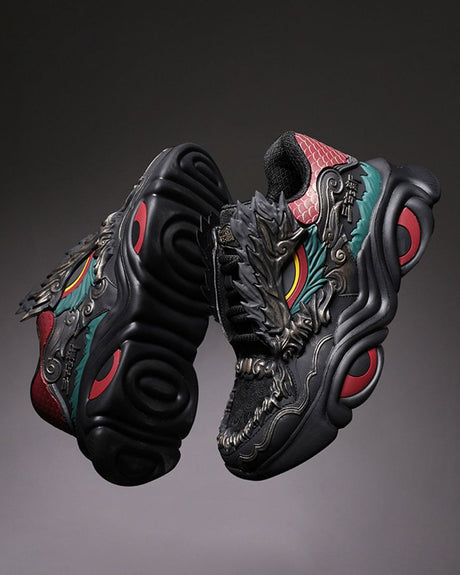 Dragon-Inspired Chunky Sneakers