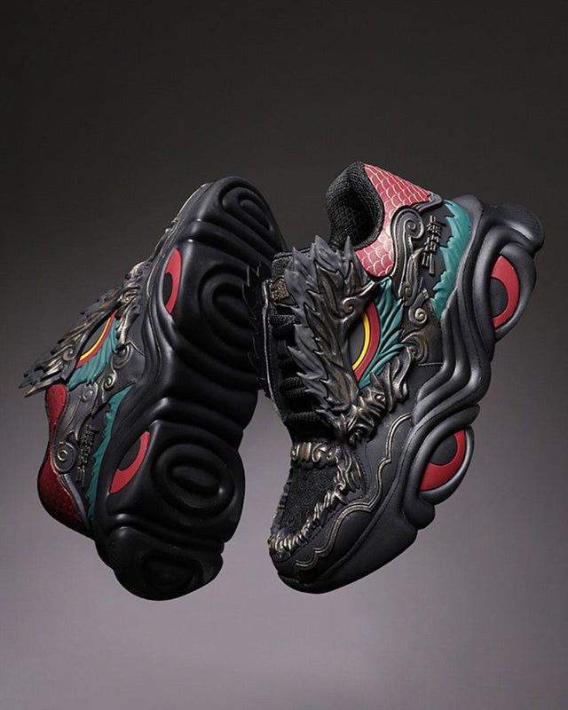 Dragon-Inspired Chunky Sneakers