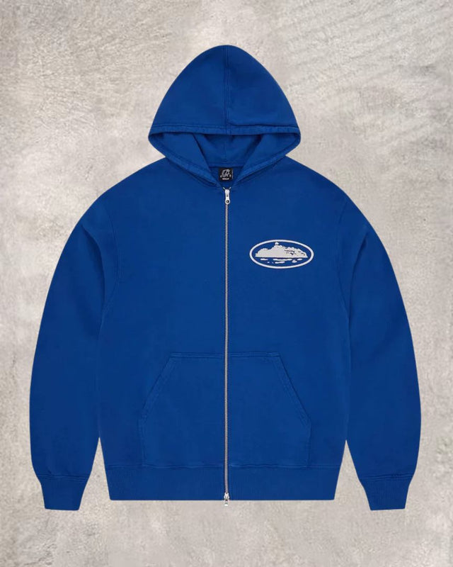 Hip-Hop Puff Print Hooded Tracksuit