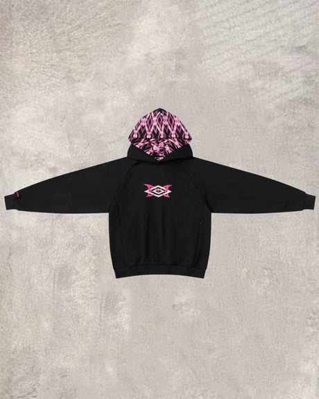 Hip-Hop Embroidered Hooded Sweatshirt