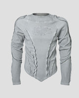 DISTRESSED MUD WASH DENIM EARTH
