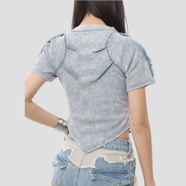 DECONSTRUCTED ARMOR MESH-WASH TEE