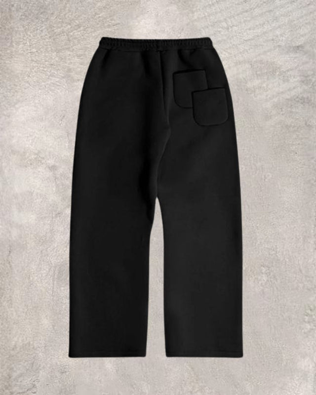 Solid Color Hooded Tracksuit