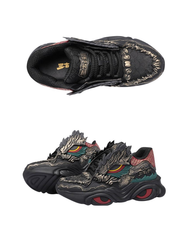 Dragon-Inspired Chunky Sneakers