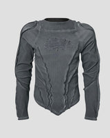 DISTRESSED MUD WASH DENIM EARTH