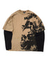 Ink Skull Two-Layer Sweatshirt