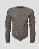 DISTRESSED MUD WASH DENIM EARTH