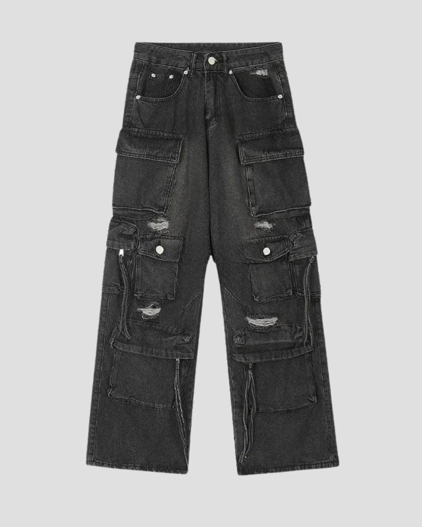 TECHNICAL MULTI-POCKET DENIM