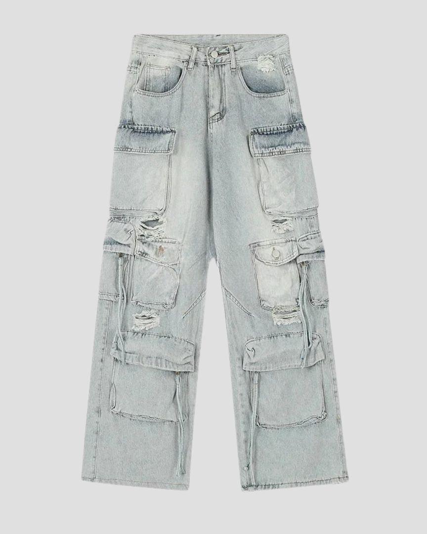 TECHNICAL MULTI-POCKET DENIM