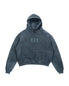 Support Graphic Denim Hoodie