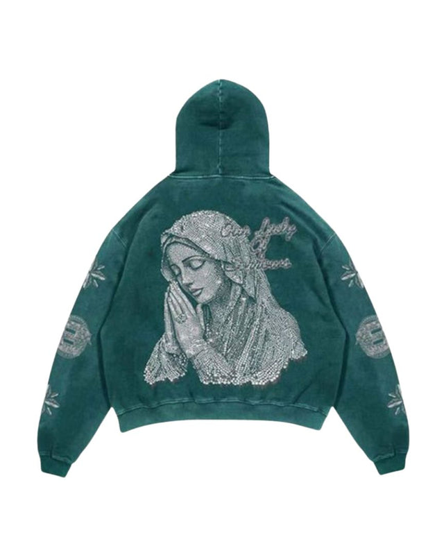 Praying Hands Graphic Hoodie
