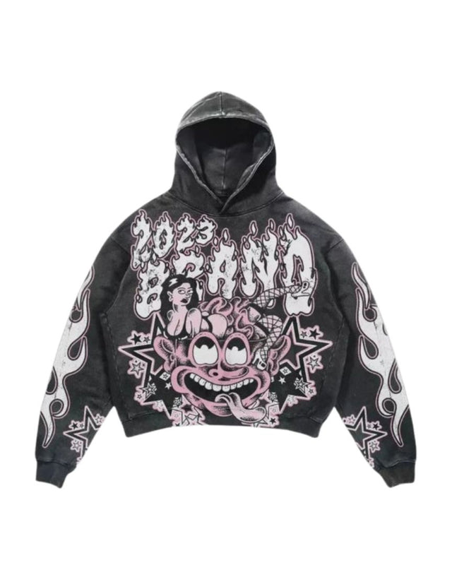 Graffiti Cartoon Girl Hoodie